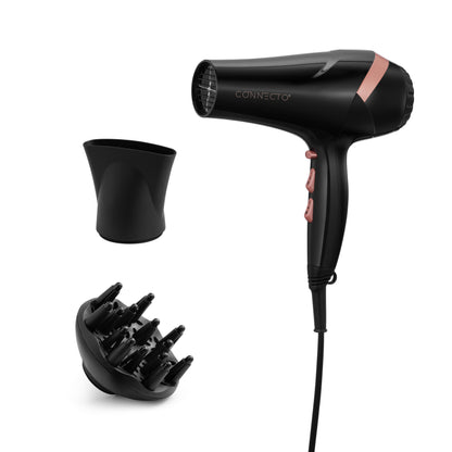 2-SPEED HAIR DRYER WITH DIFFUSER